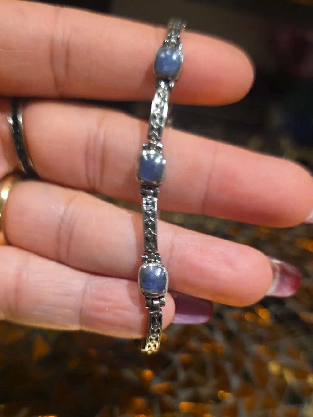 Sterling Heart-Link Bracelet in Silver